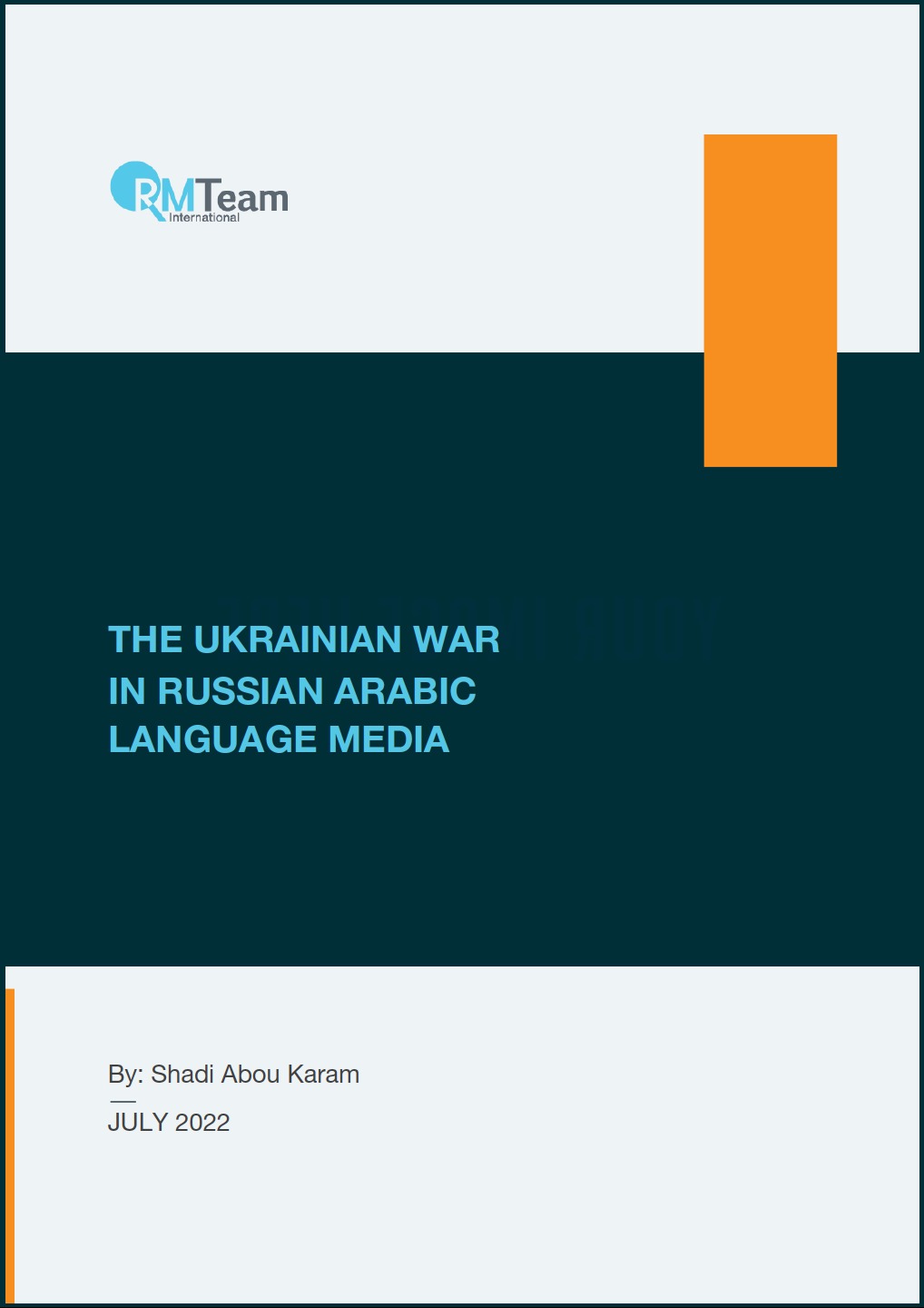 The Ukrainian War In Russian Arabic Language Media